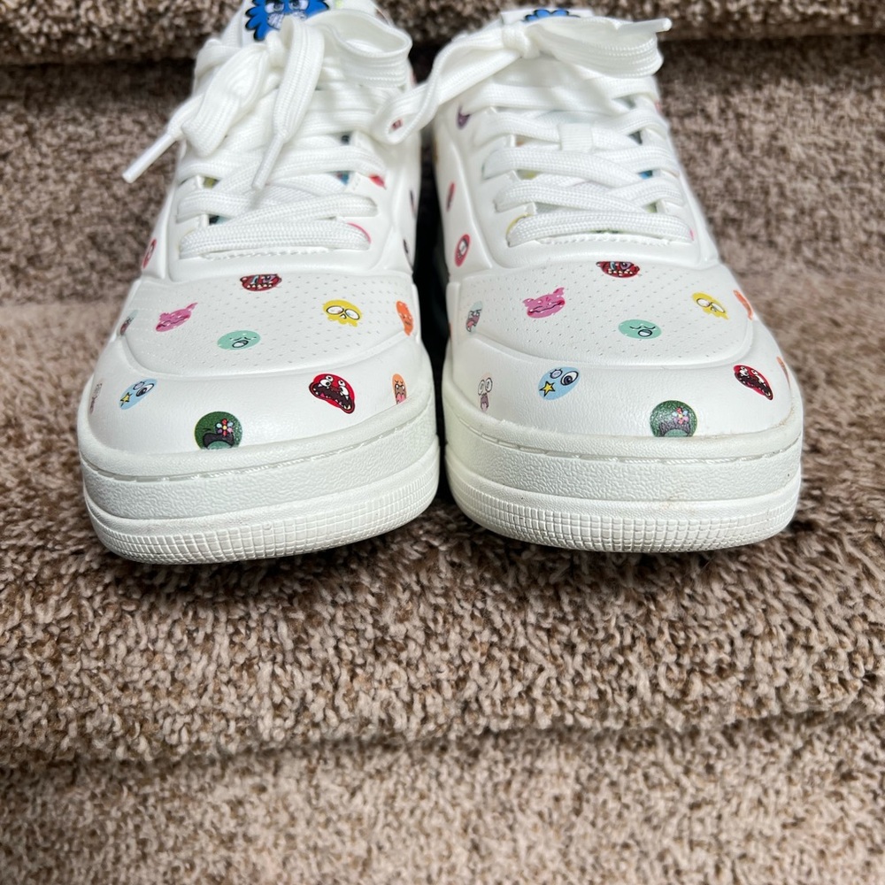 Skechers. X Vexx Multi-Moji White Sneakers - Picture 3 of 14
